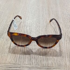 $345 Mens Alexander McQueen Oval 53mm Sunglasses Havana Brown